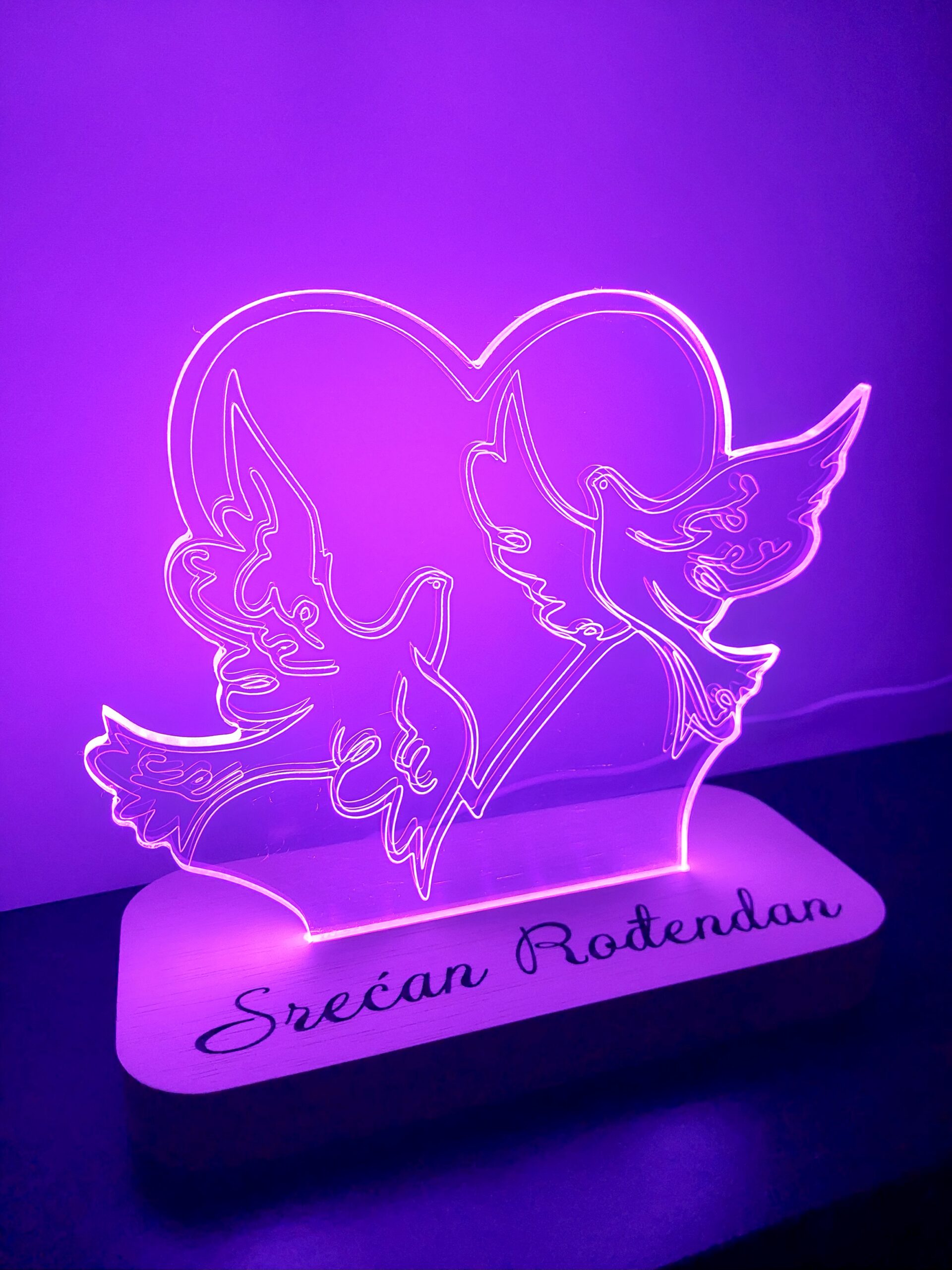 Romantic LED lampa - Image 2