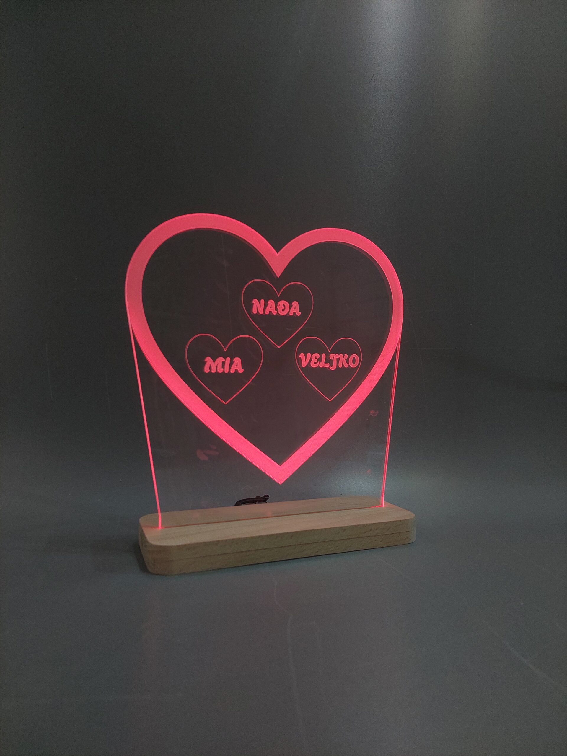 Personalizovane LED Lampe