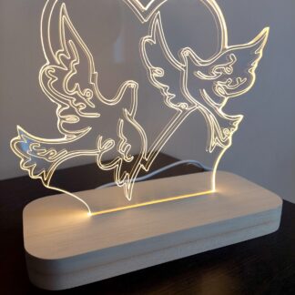 Romantic LED lampa